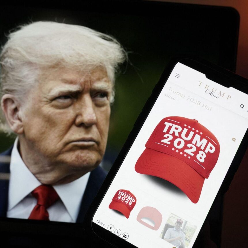 ‘Trump 2028’ hats and T-shirts for sale on US president’s online store – The Guardian