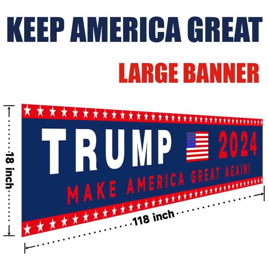 Watch Out! The Giant Trump Banner That Has Everyone Talking!