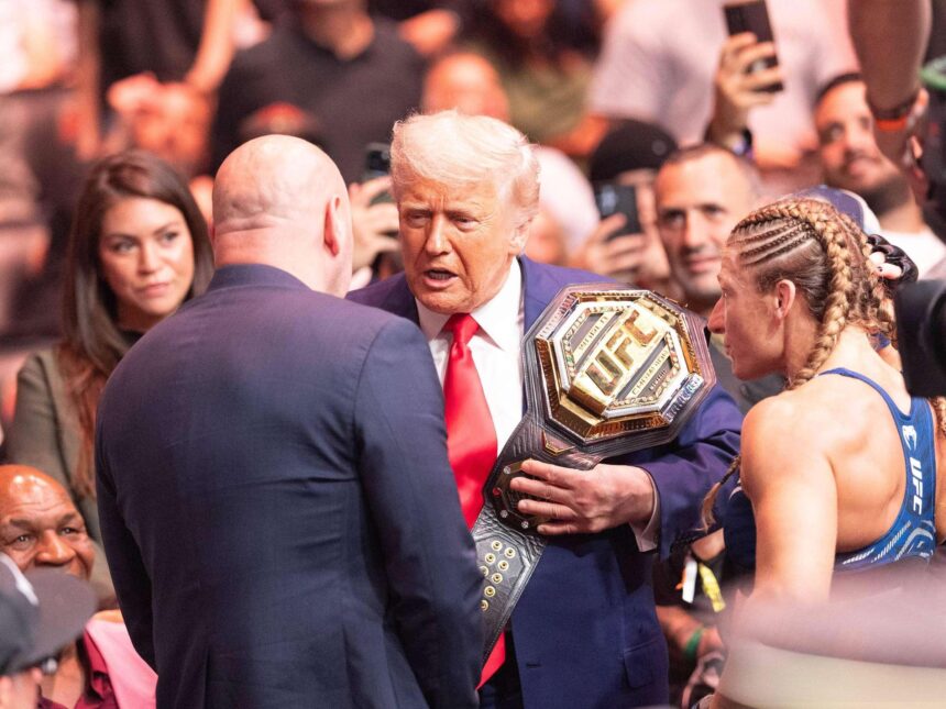 Trump Proposes Epic UFC Showdown on White House Grounds!