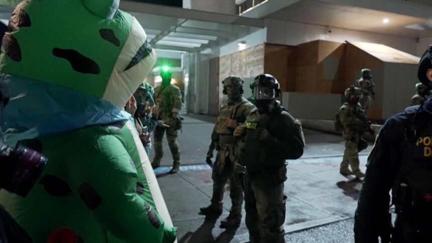 Portland’s Inflatable Costumes Burst Trump’s Bubble!
